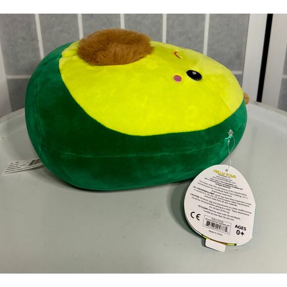 Squishmallows Austin the Avocado 8” Plush NWT Kelly Toy Soft Cute Kawaii Green - Picture 3 of 8